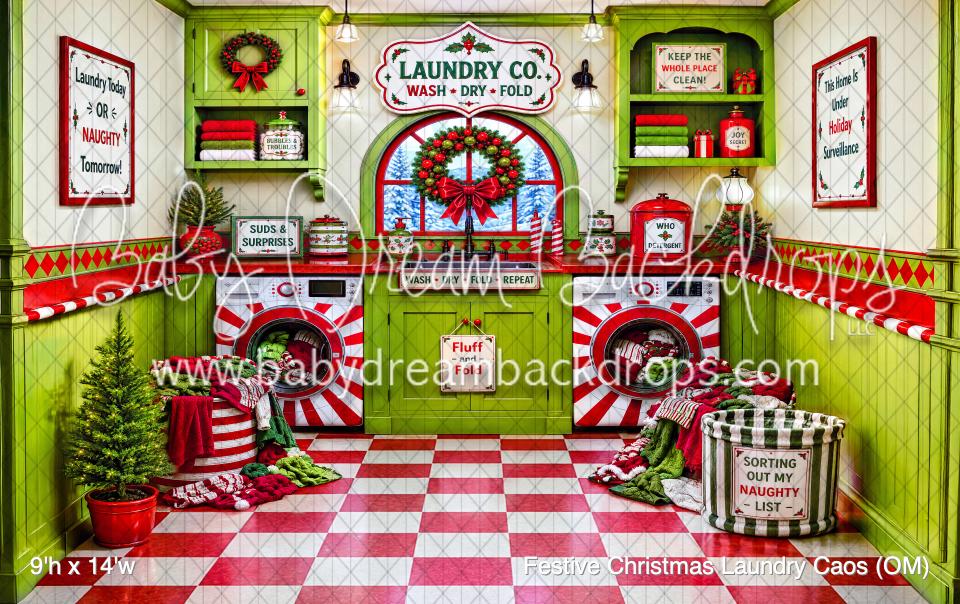 Festive Christmas Laundry Caos (OM)