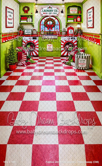 Festive Christmas Laundry Chaos Sweep (OM)