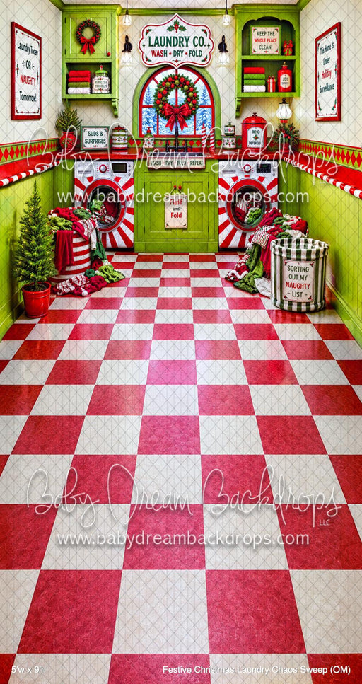 Festive Christmas Laundry Chaos Sweep (OM)