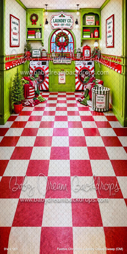 Festive Christmas Laundry Chaos Sweep (OM)