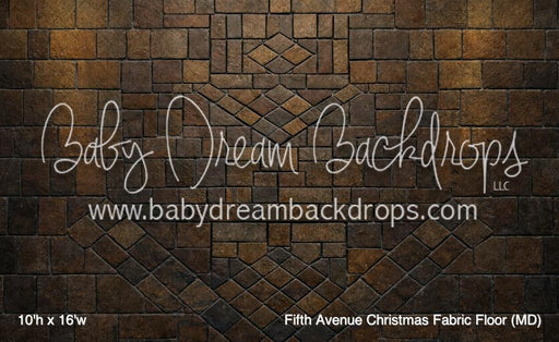 Fifth Avenue Christmas Fabric Floor (MD)