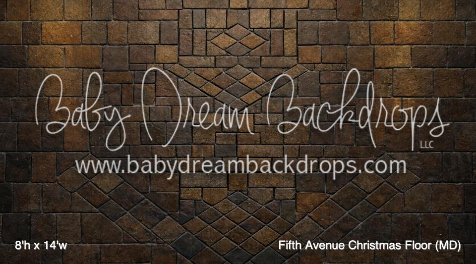 Fifth Avenue Christmas Fabric Floor (MD)
