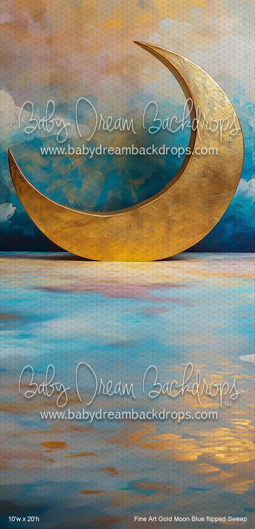 Fine Art Gold Moon Blue flipped Sweep (AZ)