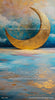 X Drop Fine Art Gold Moon Blue flipped Sweep (AZ)