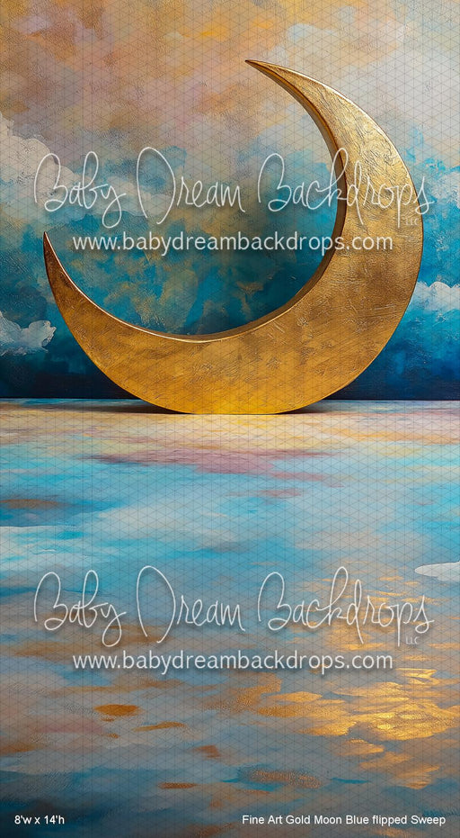 Fine Art Gold Moon Blue flipped Sweep (AZ)