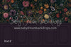 Fine Art Wallpaper Jeweled Florals (Room 1 Purple) (HL)