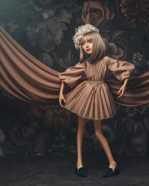 Fine Art Wallpaper Muted Florals (HL)