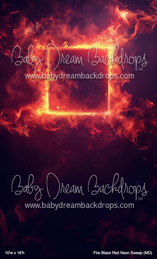 Fire Blaze Red Neon Sweep (MD)