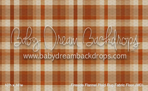 Fireside Flannel Plaid Rug Fabric Floor (MD)