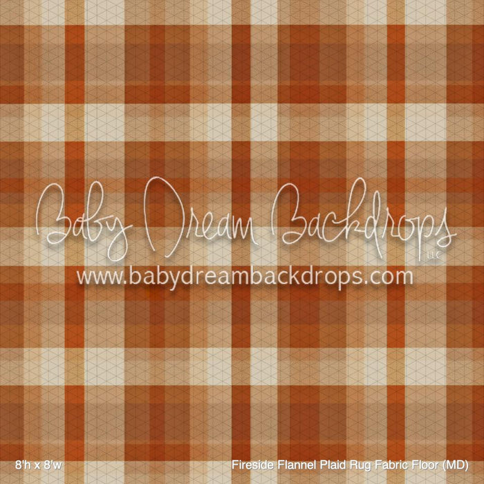 Fireside Flannel Plaid Rug Fabric Floor (MD)