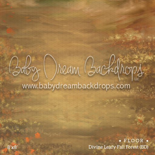 Fabric Floor Divine Leafy Fall Forest (BD)