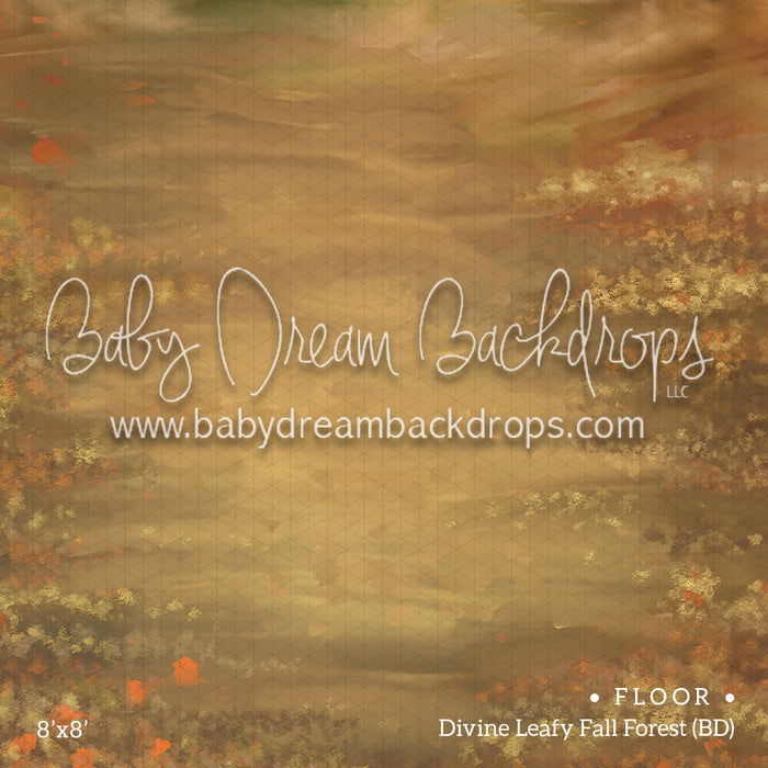 Fabric Floor Divine Leafy Fall Forest (BD)