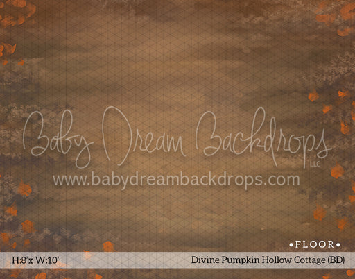 Fabric Floor Divine Pumpkin Hollow Cottage (BD)
