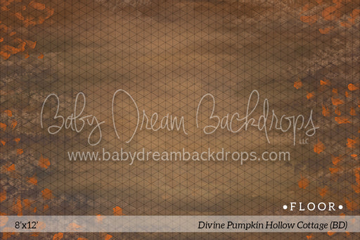 Fabric Floor Divine Pumpkin Hollow Cottage (BD)