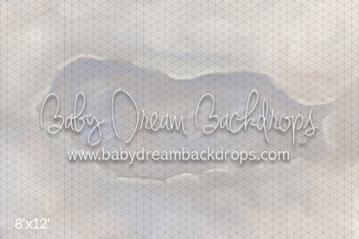 Fabric Floor Divine White Christmas Frozen Lake (BD)