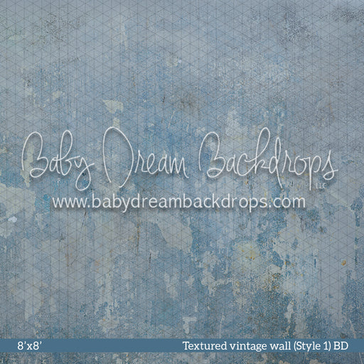 Floor textured vintage wall (Style 1) (BD)