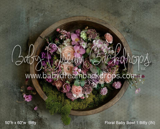 Floral Baby Bowl 1 Bitty (IN)
