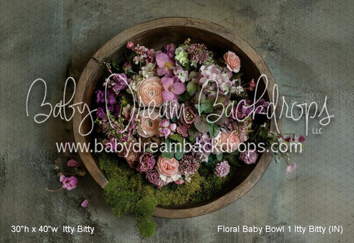 Floral Baby Bowl 1 Itty Bitty (IN)
