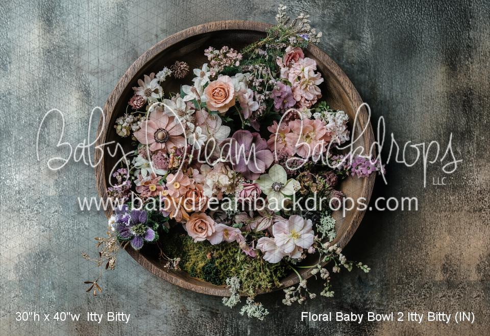 Floral Baby Bowl 2 Itty Bitty (IN)