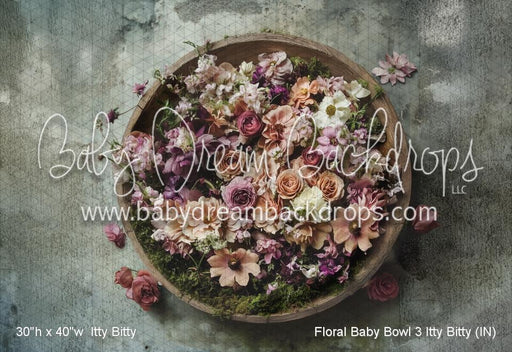 Floral Baby Bowl 3 Itty Bitty (IN)