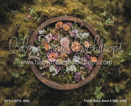 Floral Baby Bowl 6 Bitty (HM)