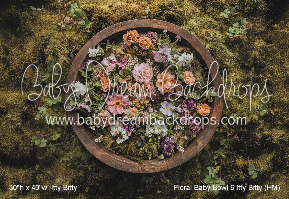 Floral Baby Bowl 6 Itty Bitty (HM)