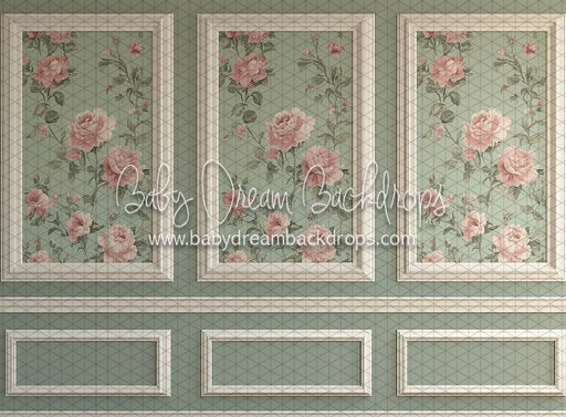 Floral Foliowall Dusty Sage (KR)