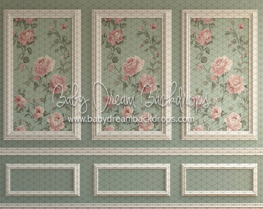 Floral Foliowall Dusty Sage (KR)