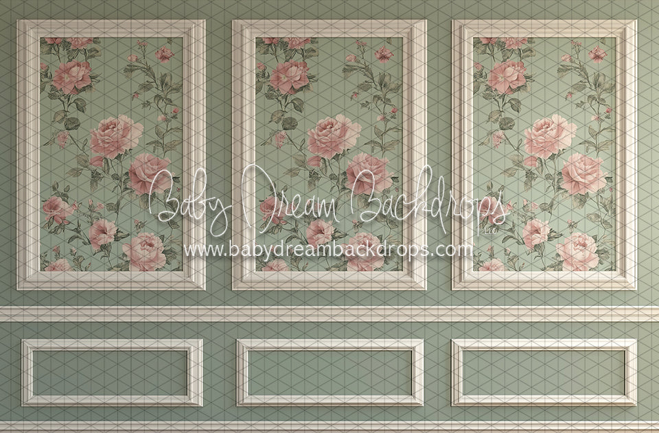 Floral Foliowall Dusty Sage (KR)