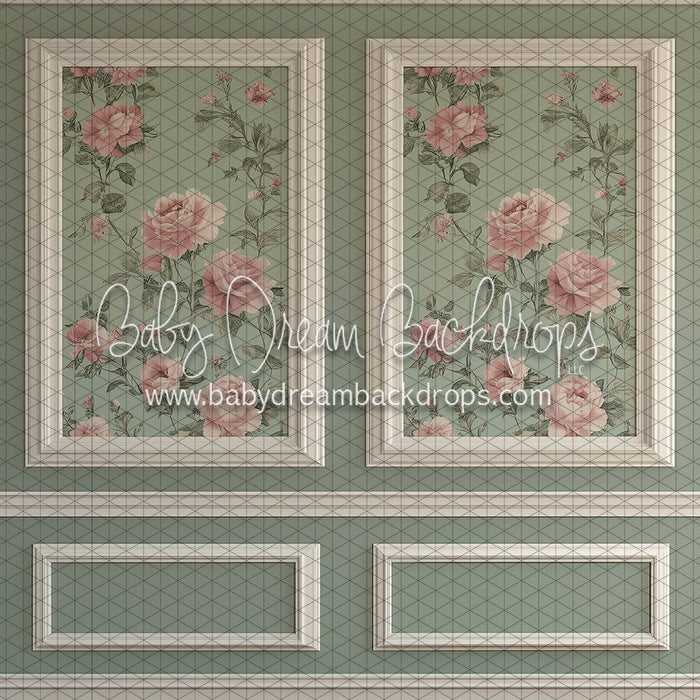 Floral Foliowall Dusty Sage (KR)