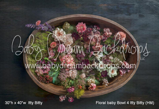 Floral baby Bowl 4 Itty Bitty (HM)