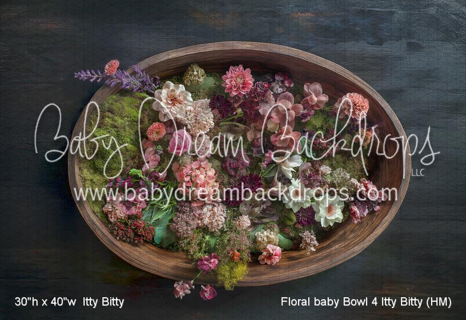 Floral baby Bowl 4 Itty Bitty (HM)