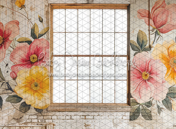 Floral Brick Window (JA)