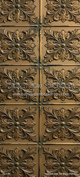 Florentine Gold Tile Skinny One (CC)