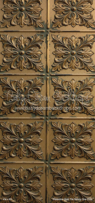 Florentine Gold Tile Skinny One (CC)