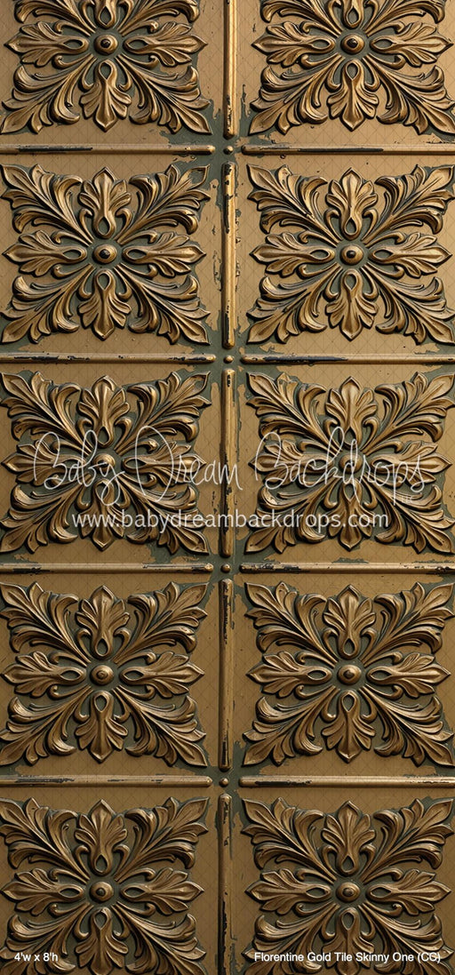 Florentine Gold Tile Skinny One (CC)