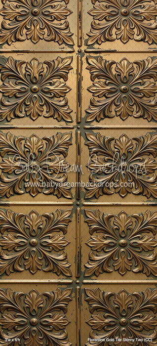 Florentine Gold Tile Skinny Two (CC)