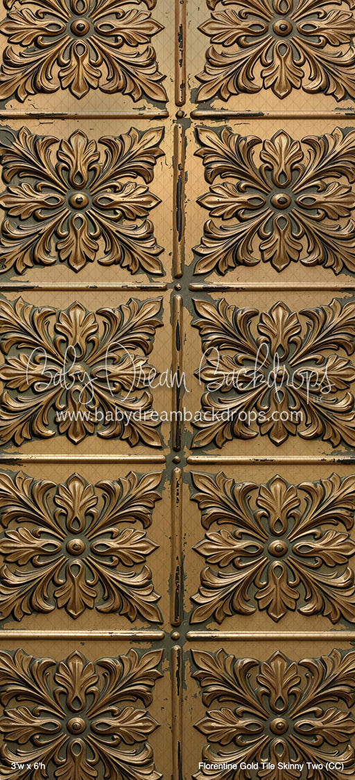 Florentine Gold Tile Skinny Two (CC)