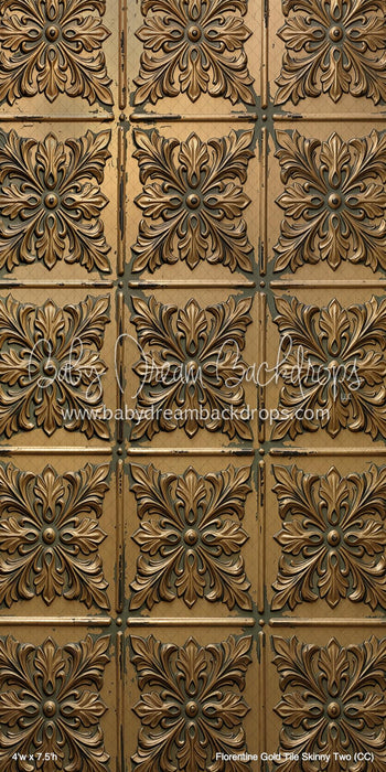 Florentine Gold Tile Skinny Two (CC)