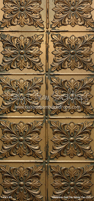 Florentine Gold Tile Skinny Two (CC)