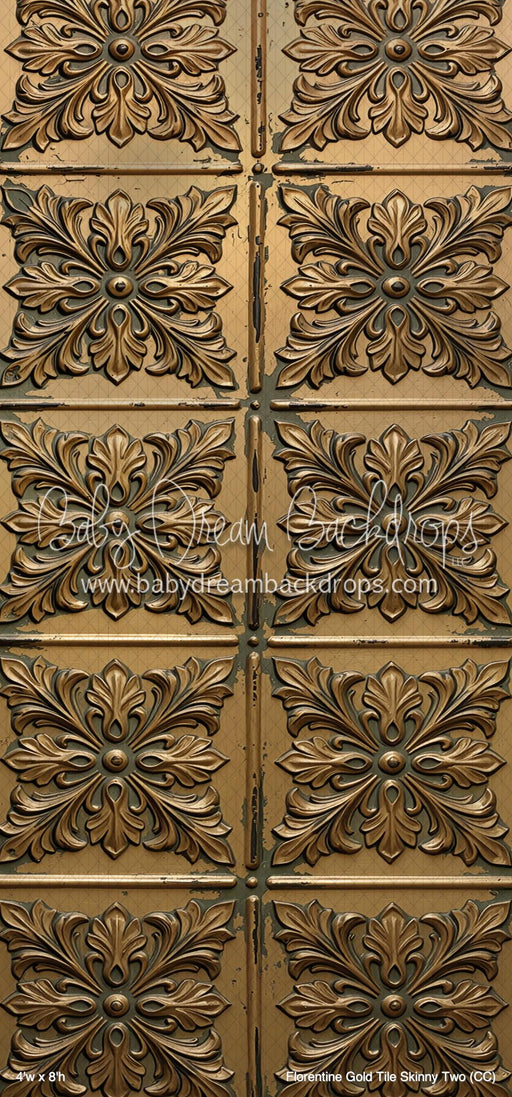 Florentine Gold Tile Skinny Two (CC)