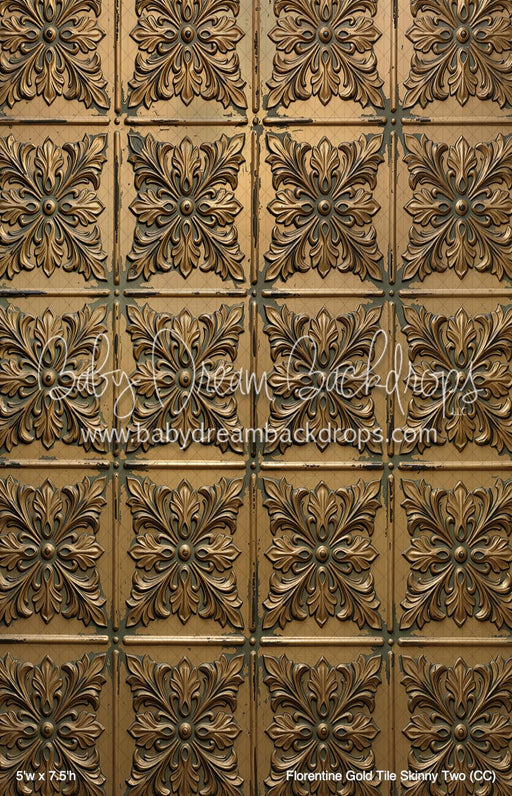 Florentine Gold Tile Skinny Two (CC)