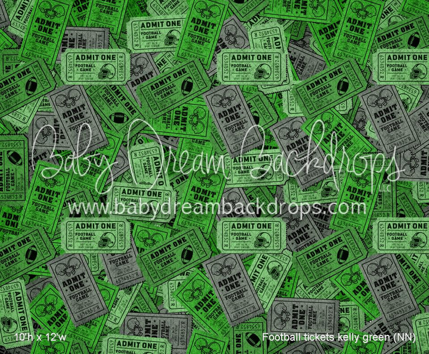 Football tickets kelly green (NN)