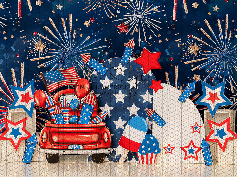 Fourth of July Firework Truck (JE)