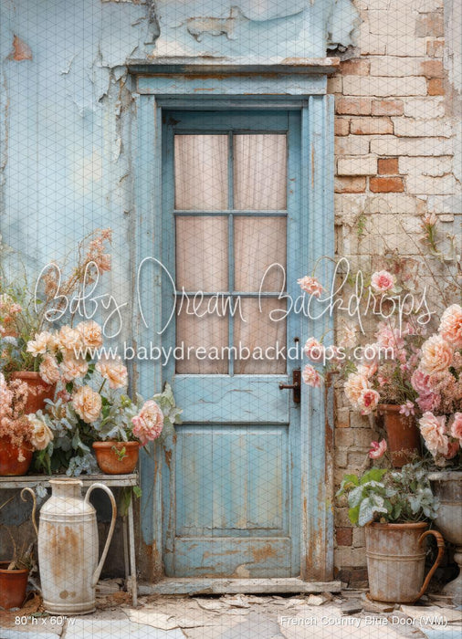 French Country Blue Door (WM)