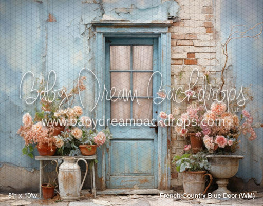 French Country Blue Door (WM)