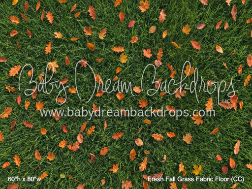 Fresh Fall Grass Fabric Floor (CC)