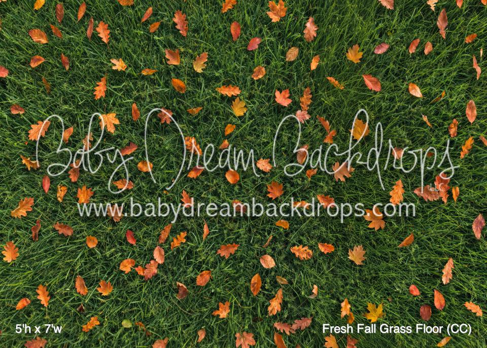 Fresh Fall Grass Fabric Floor (CC)