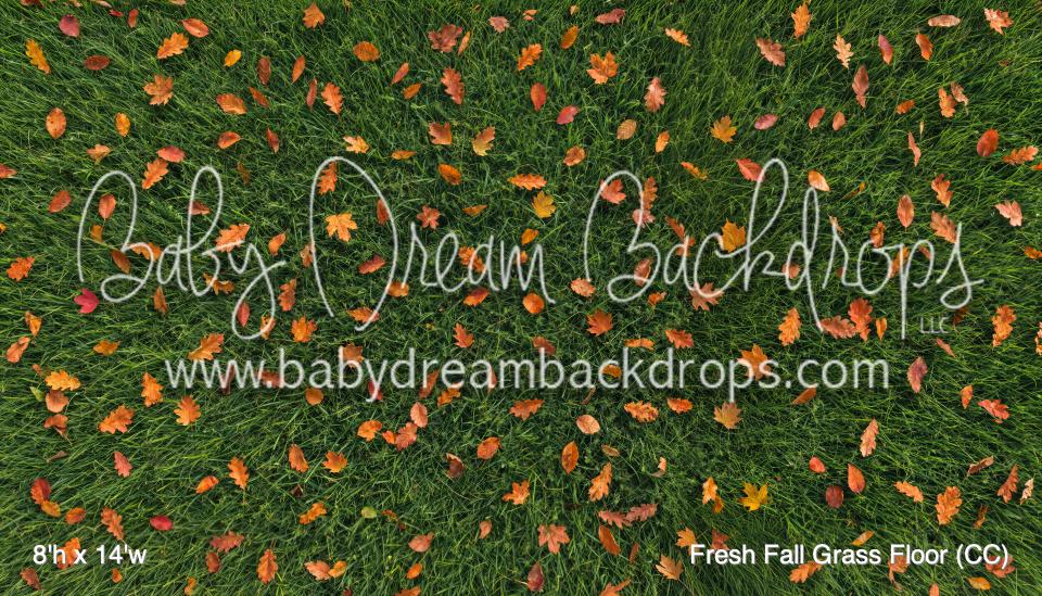 Fresh Fall Grass Fabric Floor (CC)