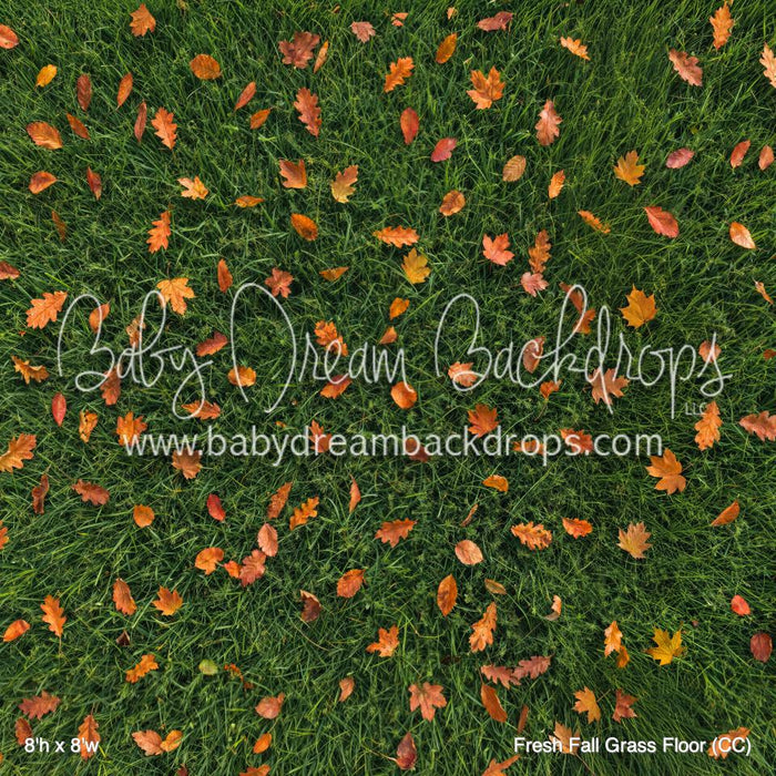 Fresh Fall Grass Fabric Floor (CC)